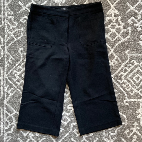 Loft wide leg cropped pant. Size 12P petite - Picture 3 of 10